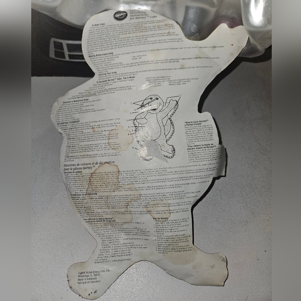 Vintage Wilton Barney Cake Pan Mold! - Picture 2 of 6